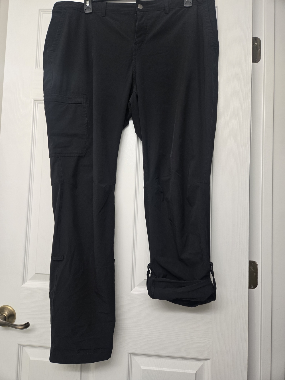 REI Black Adjustable Length Hiking/Trail Pants